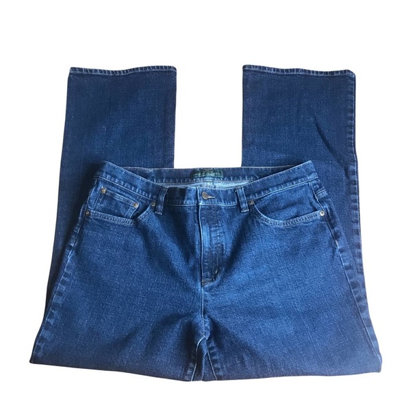 LRL LAUREN JEANS CO Ralph Lauren Classic Bootcut Dark Denim Jeans, 37 X 30 - Picture 3 of 9